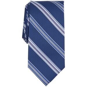 $55 Perry Ellis Mens Portfolio Calvor Stripe Navy NWT One Size